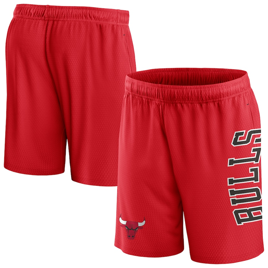 2024 Men NBA Chicago Bulls red shorts